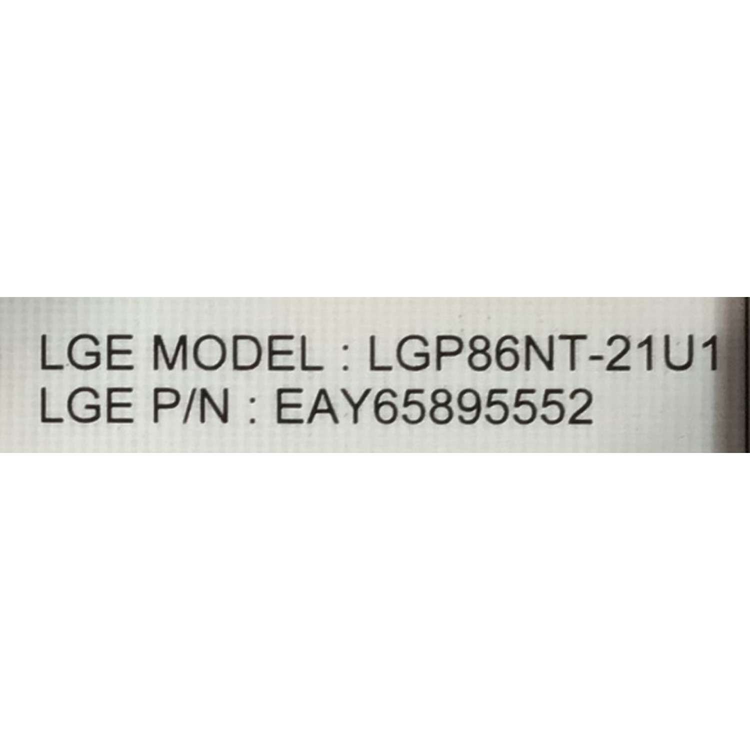 KIT DE TARJETAS PARA TV LG / NUMERO DE PARTE MAIN EBT66699001 / EAX69462005 / EAX69462005(1.0) / FUENTE EAY65895552 / 65895552 / LGP86NT-21U1 / 3PCR02852B / EPCD31CB1B / T-CON 6102B / 6871L-6102B / 6870C-0834A / PANEL NC860TQF- AAKH1 / MODELO 86UP8770PUA - Imagen 3